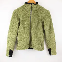 Mountain Hardwear Women's Fuzzy Zip Mock Neck Sweater Green XS