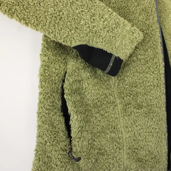 Mountain Hardwear Women's Fuzzy Zip Mock Neck Sweater Green XS