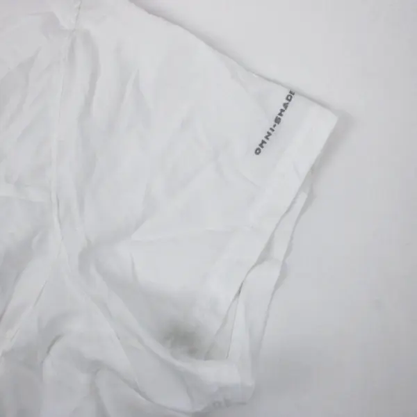 Columbia Omni-Shade Women's 3X White Short Sleeve Button-Up Shirt