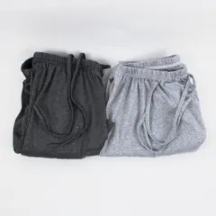 Lot of 2 Women's Gray Jogger Pants Size 1XL Activewear
