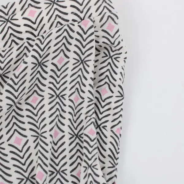 Schiesser Mix Relax Women's Pajama Pants XL Pink Gray White Pattern