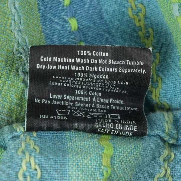 Trend Collection by Lintex Cotton Tablecloth Green Blue Striped 42x60