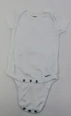 Gerber Baby White Short Sleeve Bodysuit Onesie 3-6mo