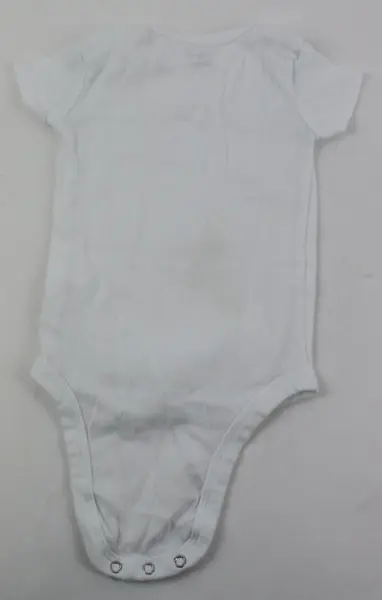 Gerber Baby White Short Sleeve Bodysuit Onesie 3-6mo