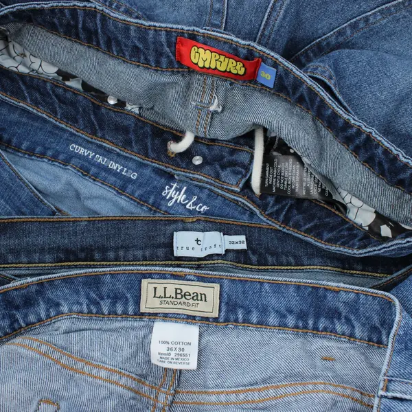 Lot of 4 Denim Jeans L.L.Bean 36x30 True Craft 32x32 Style&Co Cypher Size 30
