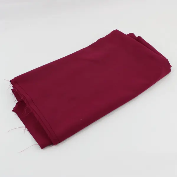 Unbranded Burgundy Velvet Fabric Scrap Incomplete Piece Sewing Crafts