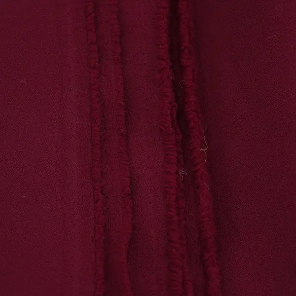 Unbranded Burgundy Velvet Fabric Scrap Incomplete Piece Sewing Crafts