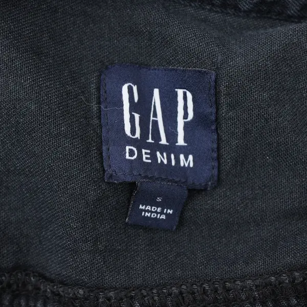 Gap Women's Denim Popover Tunic Shirt Small Dark Blue Wash