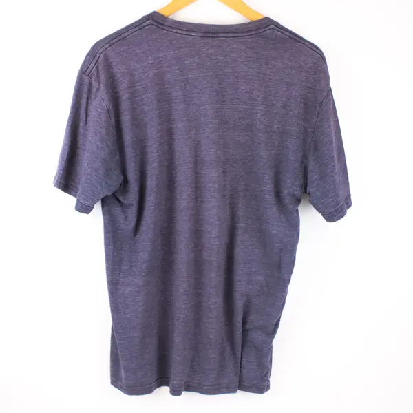 Blue 84 Crater Lake Oregon Dark Blue Space Dye T-Shirt Large