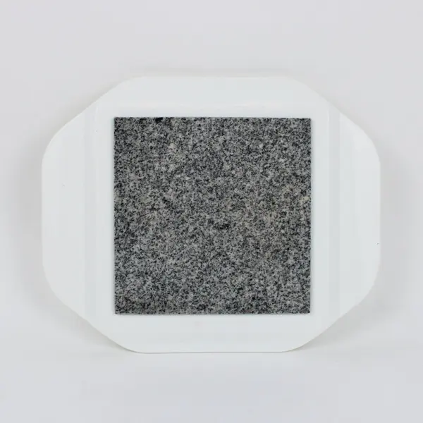 It's Hot USSC 64007 Microwaveable Granite Warming Tray 10.5 x 8.5 White