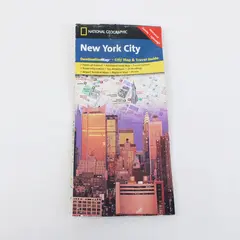 National Geographic New York City DestinationMap Fold-Out Travel Guide Map