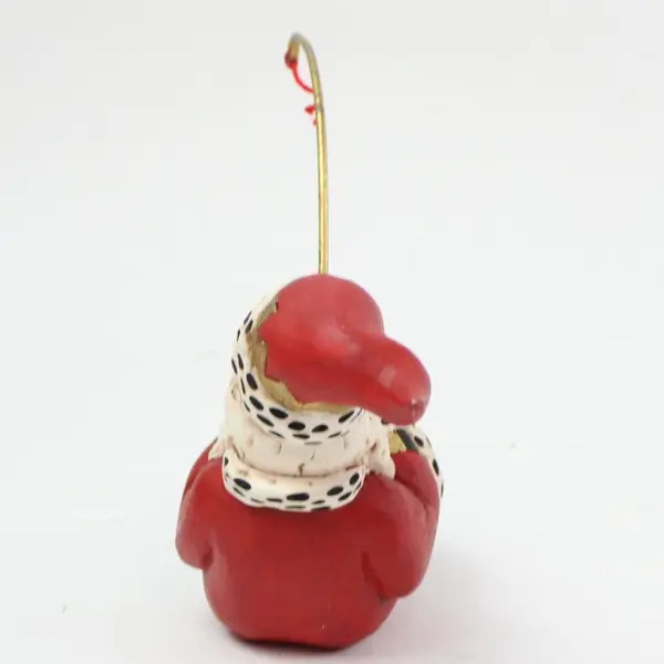Christmas Ornament Fishing Santa Claus Figurine Spotted Outfit Rod