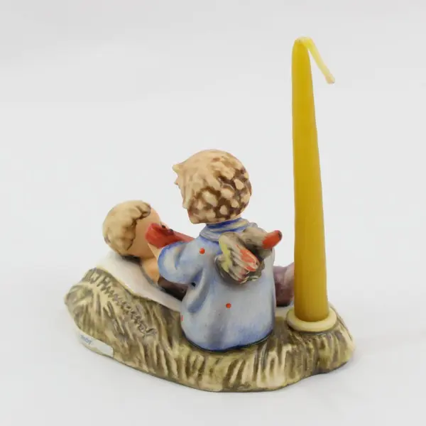 Goebel Hummel 24/I Lullaby Angel Mandolin Cradle Candle Holder 