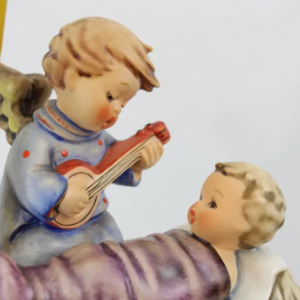 Goebel Hummel 24/I Lullaby Angel Mandolin Cradle Candle Holder 