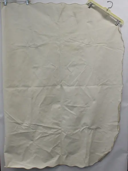 Cream Textured Round Tablecloth 60 Inch Neutral Woven Fabric