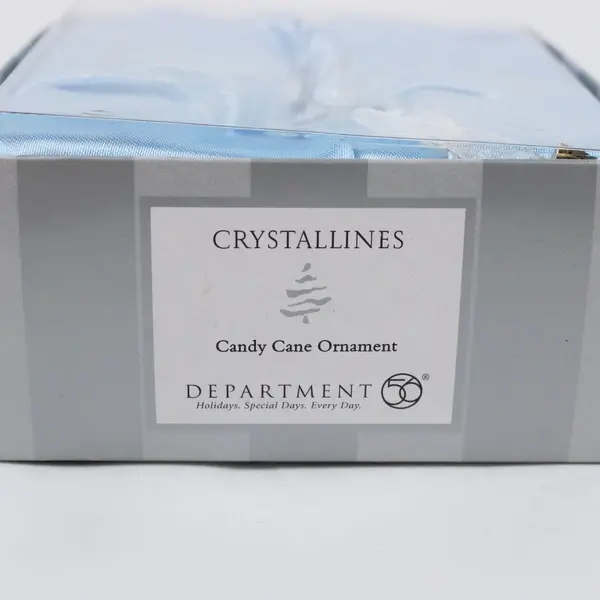 Department 56 Crystallines Candy Cane Ornament 56.28911 Original Box