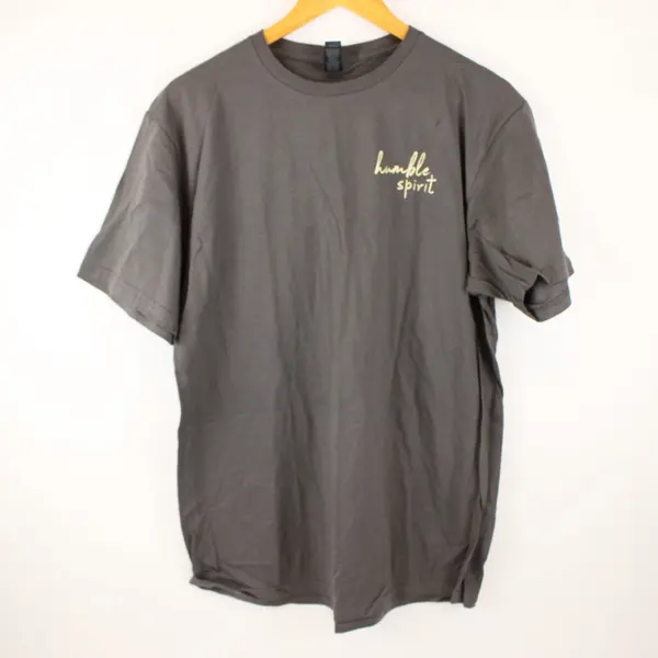 Gildan Humble Spirit Gray Short Sleeve T-Shirt Adult Large