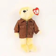 Ty Attic Treasures Baron Bear Plush 2000 Brown Jacket