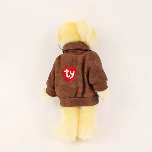 Ty Attic Treasures Baron Bear Plush 2000 Brown Jacket