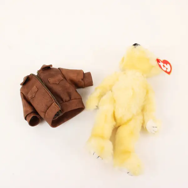 Ty Attic Treasures Baron Bear Plush 2000 Brown Jacket