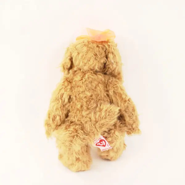 Ty Attic Treasures Cassandra Dog Plush w/ Bow 8" Vintage 2000 w/Tag
