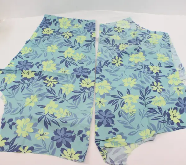 2.3 Lb Tropical Nautical Fabric Scraps Lot Quilting Sewing Crafts