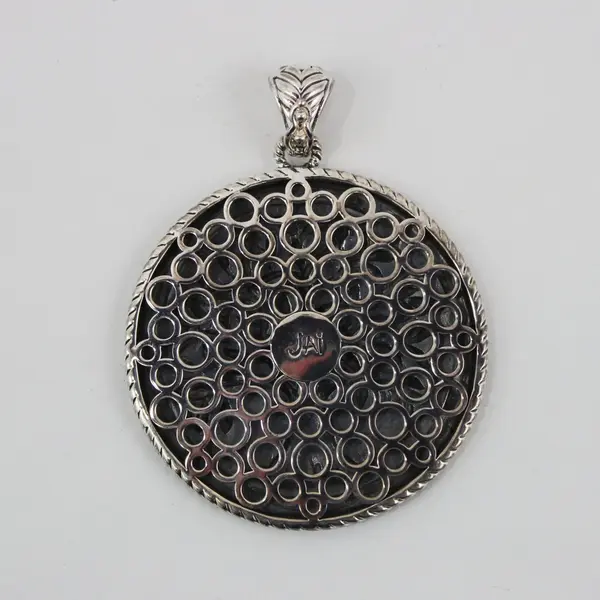 JAI 925 Sterling Silver Tree of Life Enhancer Pendant 41g