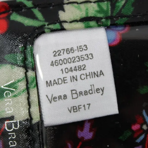 Vera Bradley Winterberry Floral Luggage Tag 22766-153 VBF17