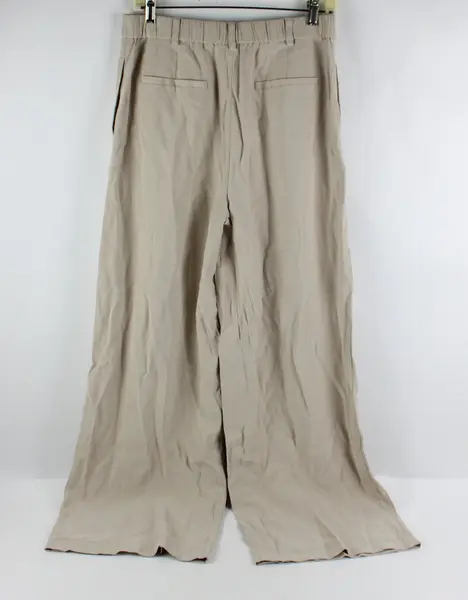 Open Edit Women's Beige Wide Leg Pants Size 12