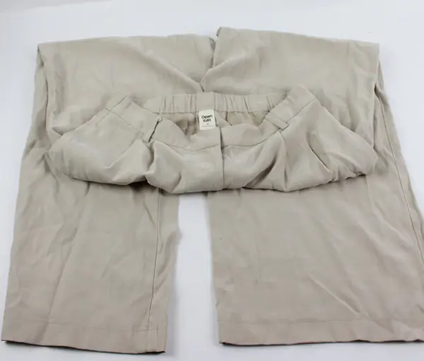 Open Edit Women's Beige Wide Leg Pants Size 12