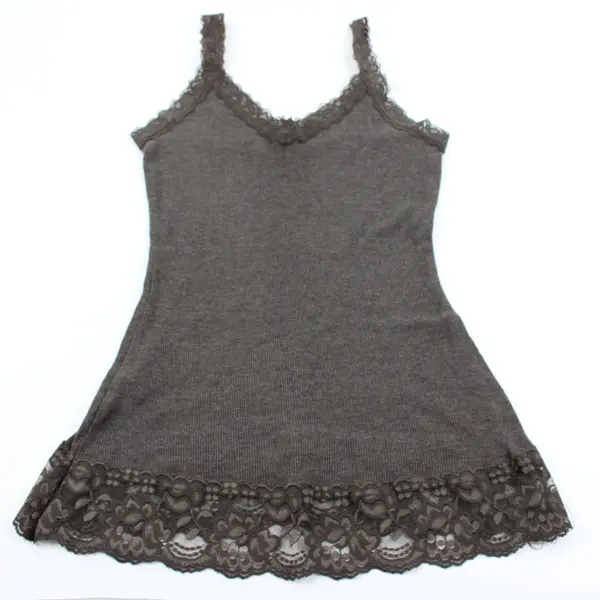 Maurices Women's Brown Lace Camisole Top Size Medium