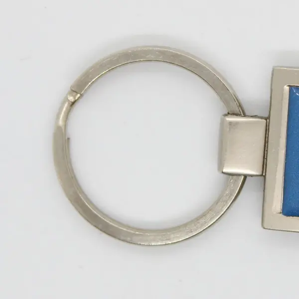 Ford Trucks Blue Red Emblem Metal Keychain Key Ring