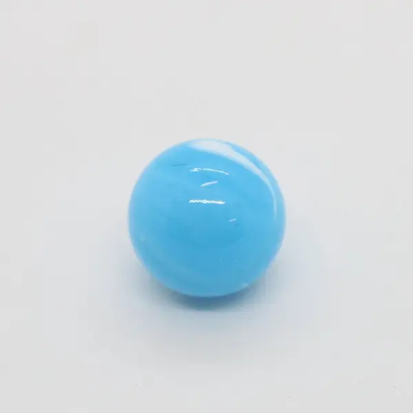 Blue White Swirl Glass Marble 5/8 Inch Single Unbranded