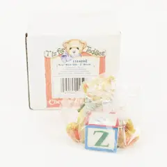 Cherished Teddies Enesco Bear ABC "Z" Block Figurine 158488Z 1995