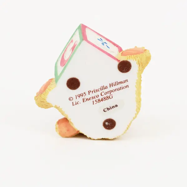Cherished Teddies Enesco Bear With ABC G Block Figurine 158488G 1995