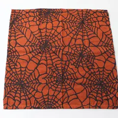 Sam Hedaya 100% Cotton Halloween Spiderweb Napkin 17.5" Square