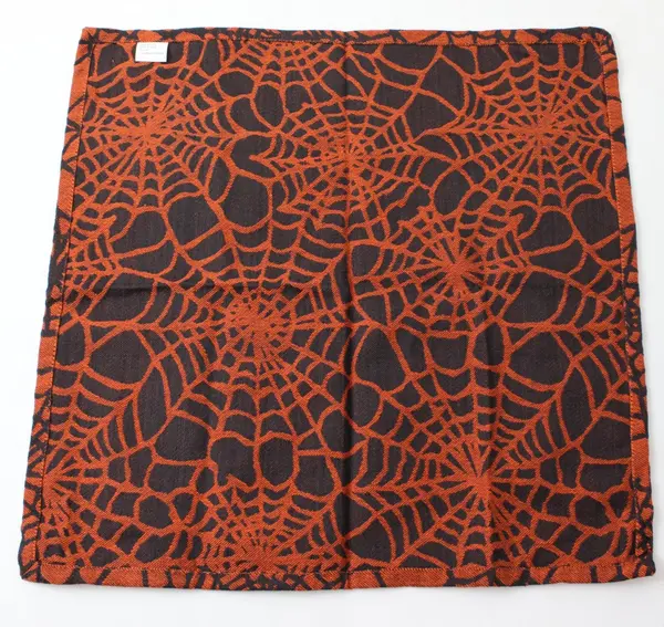 Sam Hedaya 100% Cotton Halloween Spiderweb Napkin 17.5" Square