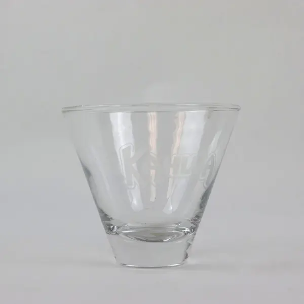 Kahlúa Cocktail Glass Etched Logo Tapered Barware