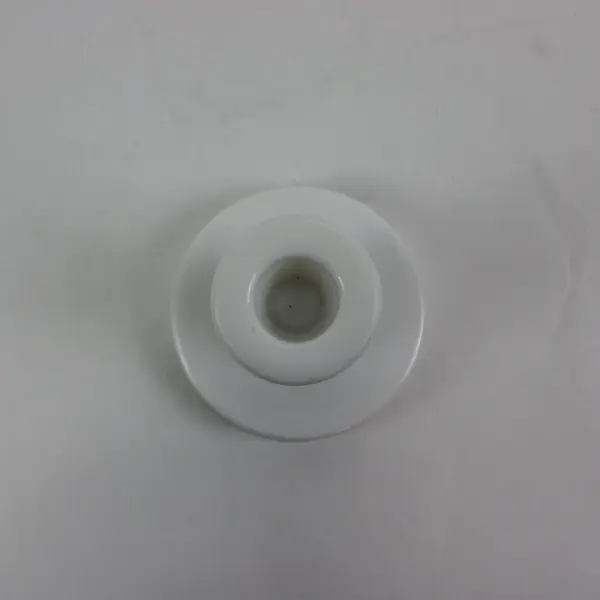 White Milk Glass Hobnail Taper Candle Holder