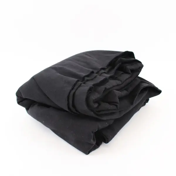 Solid Black Knit Fabric 2 Yards x 62 Inches Sewing Apparel Craft