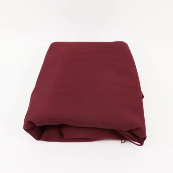 Burgundy Red Synthetic Fabric 5-2/3 Yards x 60" Wide