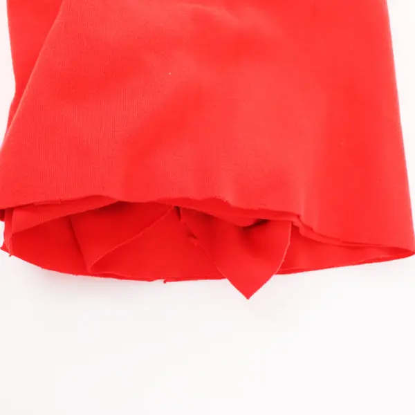 Bright Red Knit T-Shirt Fabric 1-1/3 Yds x 58" Sewing Craft