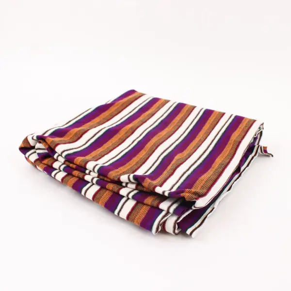 Multicolor Striped Knit T-Shirt Fabric 1.6 Yards x 35 Inches