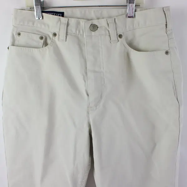 Lands' End Women's Beige Business Casual Pants Size 8 Regular