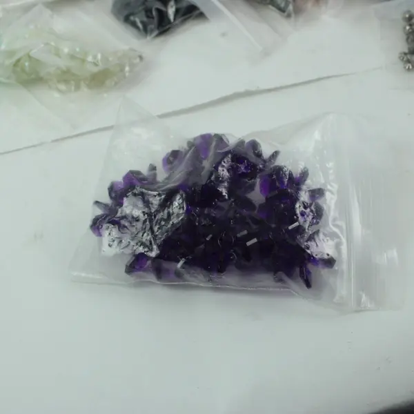 Mixed Bead Lot Crafter's Square Glass Assortment Jewelry Making DIY Supplies 2lb
