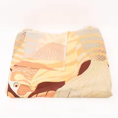Vintage 1970s Burlington Percale Sheet Colorful Fish Pattern 108"x104"