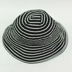 San Diego Hat Co Women's Black White Striped Sun Hat OS