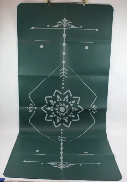 Avoalre Green Foldable PVC Yoga Mat 31.25 x 72 in