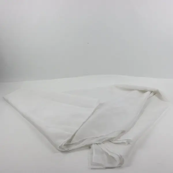 1 Yard of White Sheer Net Fabric, 104"