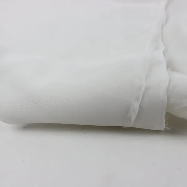 1 Yard of White Sheer Net Fabric, 104"